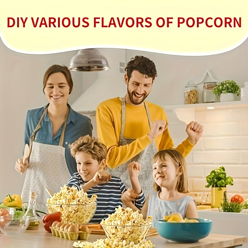 BEX Mini Popcorn Maker qizil rangda, zanglamaydigan po'latdan yasalgan konstruktsiyaga ega. Avtomatik va oson ishlatiladi, moy yoki shakar talab qilinmaydi. Uy, yig'ilishlar va partiyalar uchun mukammal. Katta sig'imli, tez va