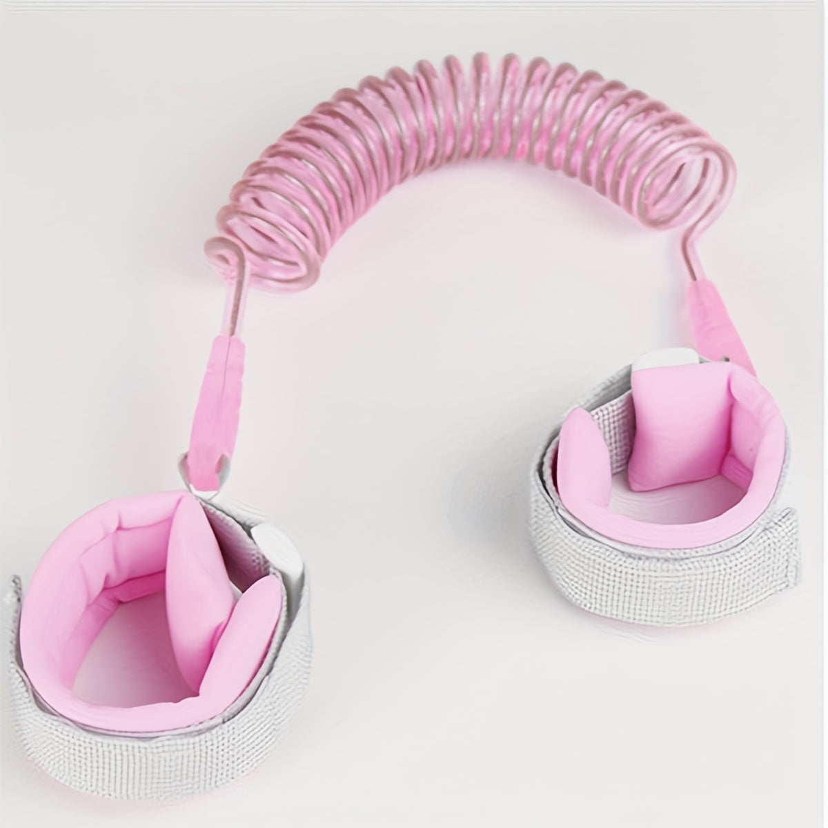 Baby Safety Wrist Link for Toddlers Pink Spring Leash Bracelet Child Safety Accessory
