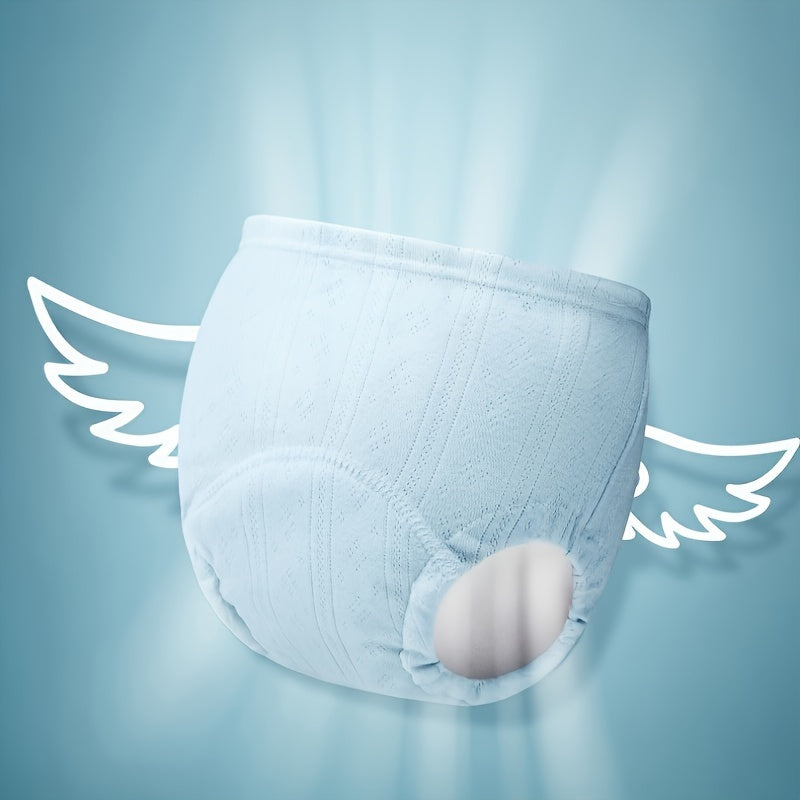 Set of 3 Toddler Potty Training Pants Breathable Cotton Gauze Washable Diaper Pants