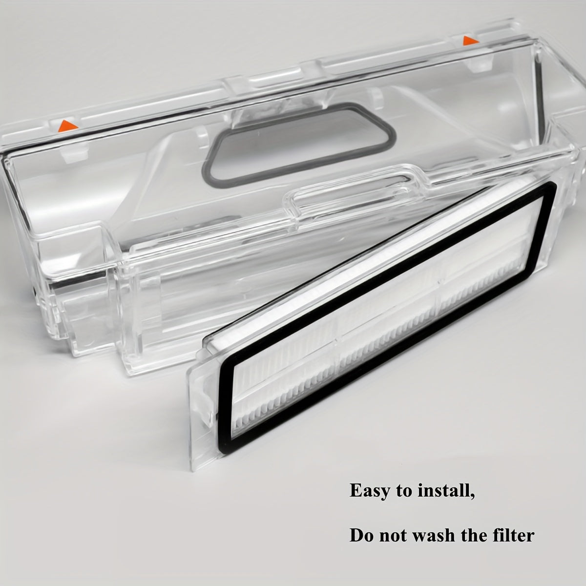 Xiaomi Mi Home Roborock S50 S51 S55 T6 Changyutgich uchun HEPA Filtri, Toza Havo Uchun Changlarni Filtrlovchi, Plastikdan Yasalgan, Qayta Zaryadlanadigan, Pol Tozalagich uchun Aksessuar