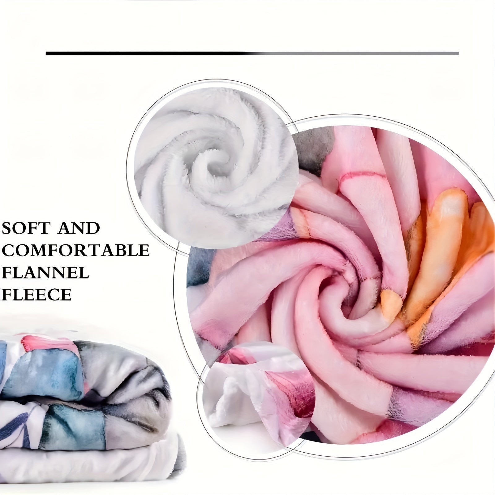 Personalized Photo Throw Blanket with Love You Forever Text Flannel Fleece All-Season Gift for Couples or Parents