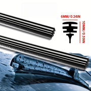 Paquete de 2 recambios de cuchillas de goma natural de 26-32 pulgadas, sin marco y sin hueso