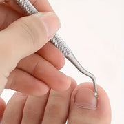 Stainless Steel Toenail Cleaner Curved Nail Spoon Pedicure Tool