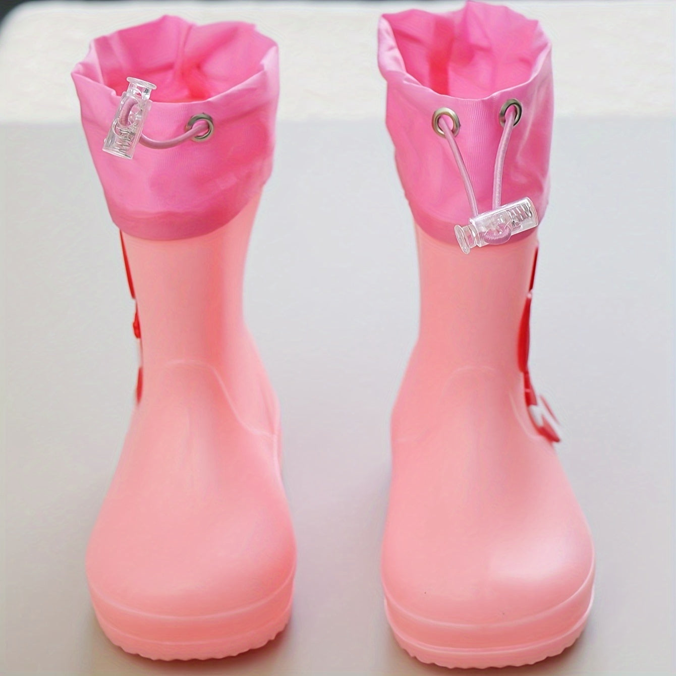 Children's PVC Cartoon Rain Boots Long Style for Boys and Girls Ages 14 and Under