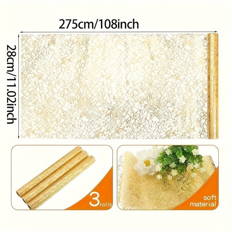 Golden Sequin Table Runner for Elegant Celebrations and Parties