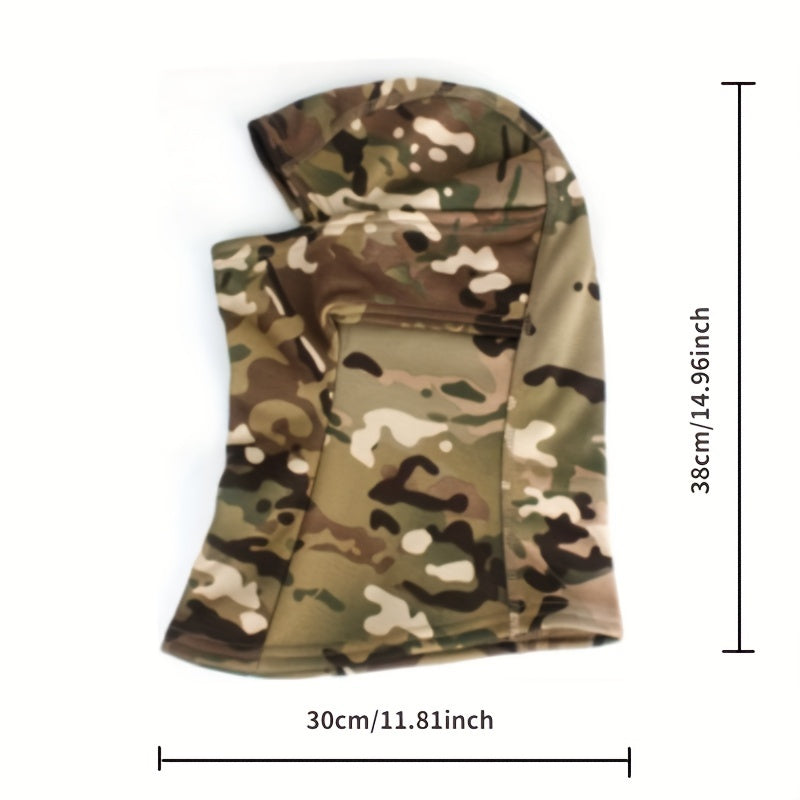 Unisex Tactical Balaclava Coldproof Windproof for Outdoor Activities Skiing Motorcycle Riding