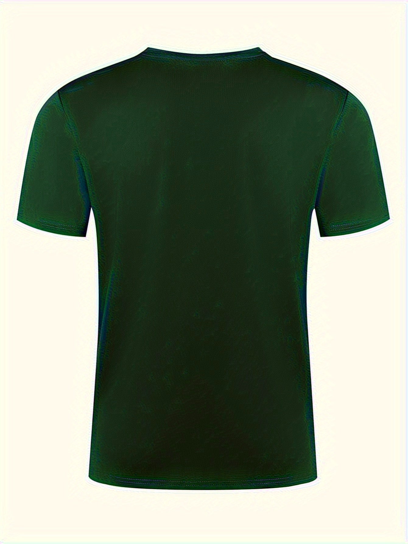 Men's Graphic Print T-Shirt Polyester Crew Neck Summer Casual Street Style in Black Burgundy Green Blue Grey