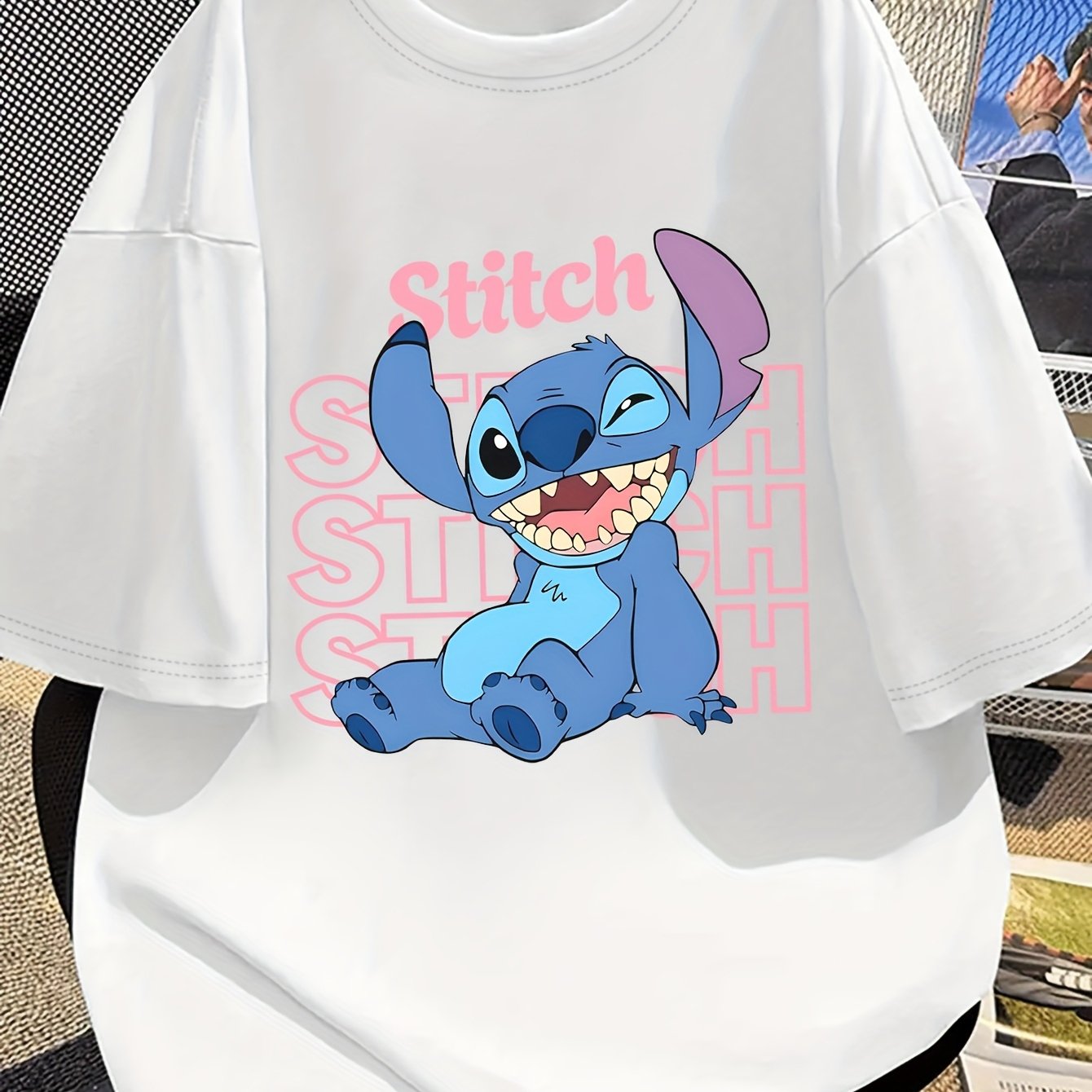 Women's Casual Cotton T-Shirt Short Sleeve Cute Pattern All-Season