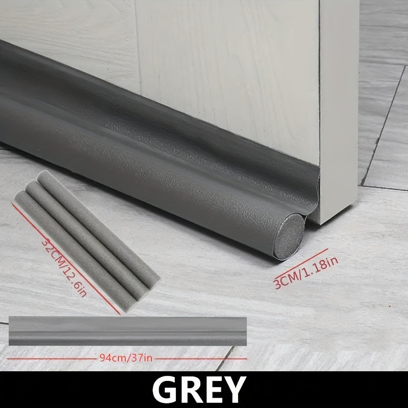 Self-Adhesive Faux Leather Draft Stopper Soundproofing Wind Block Water Resistant Home Decor