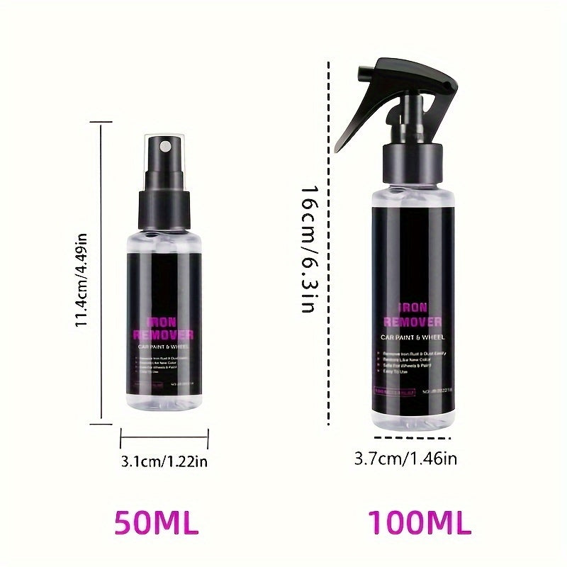 Metal Rust Remover Spray for Tires and Brake Discs Car Surface Cleaner