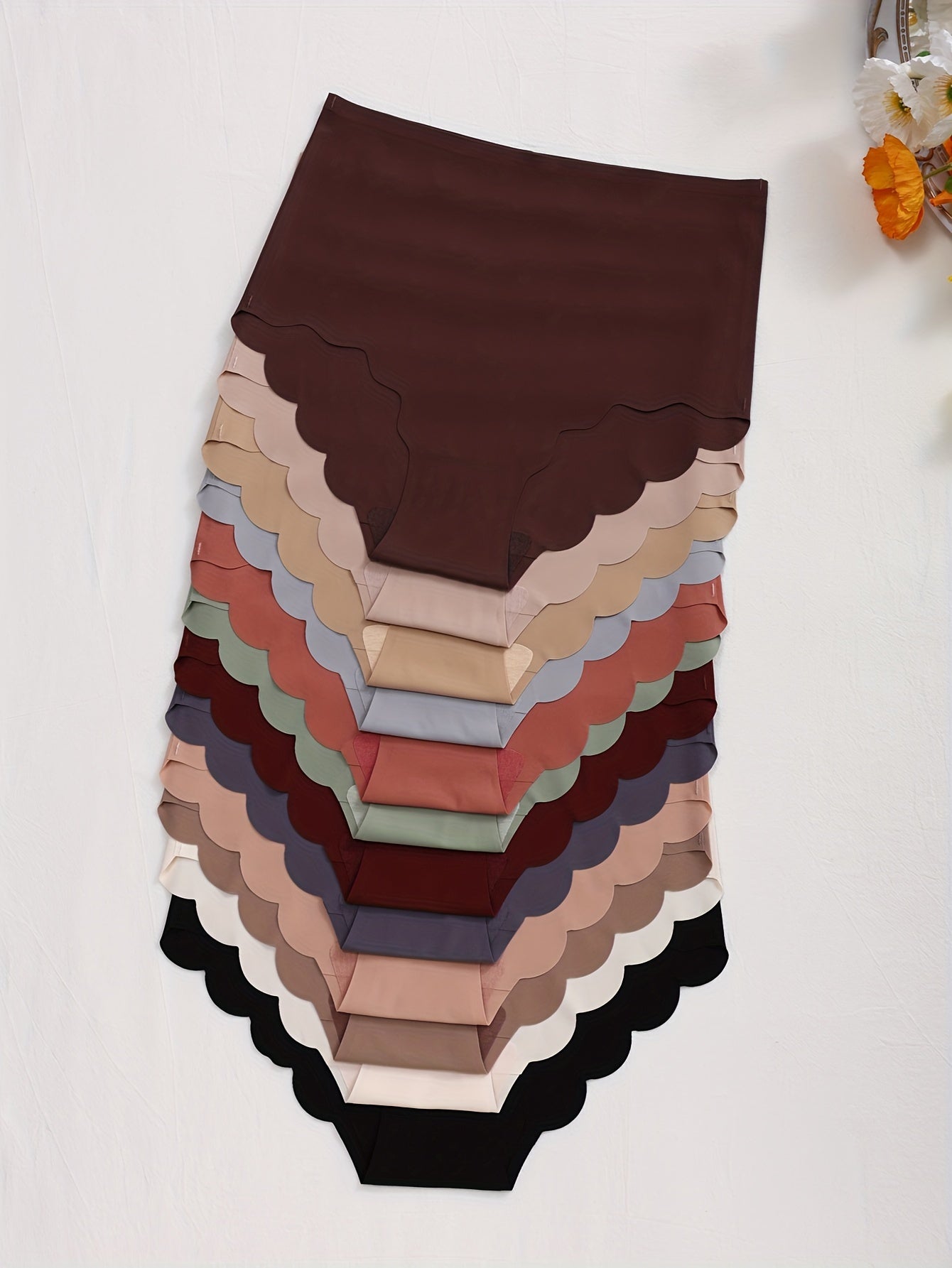 Women's Seamless High Waist Briefs Solid Colors Comfortable Underwear