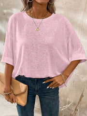 Women’s Casual Short Sleeve T-Shirt Lightweight Breathable Top for All Seasons