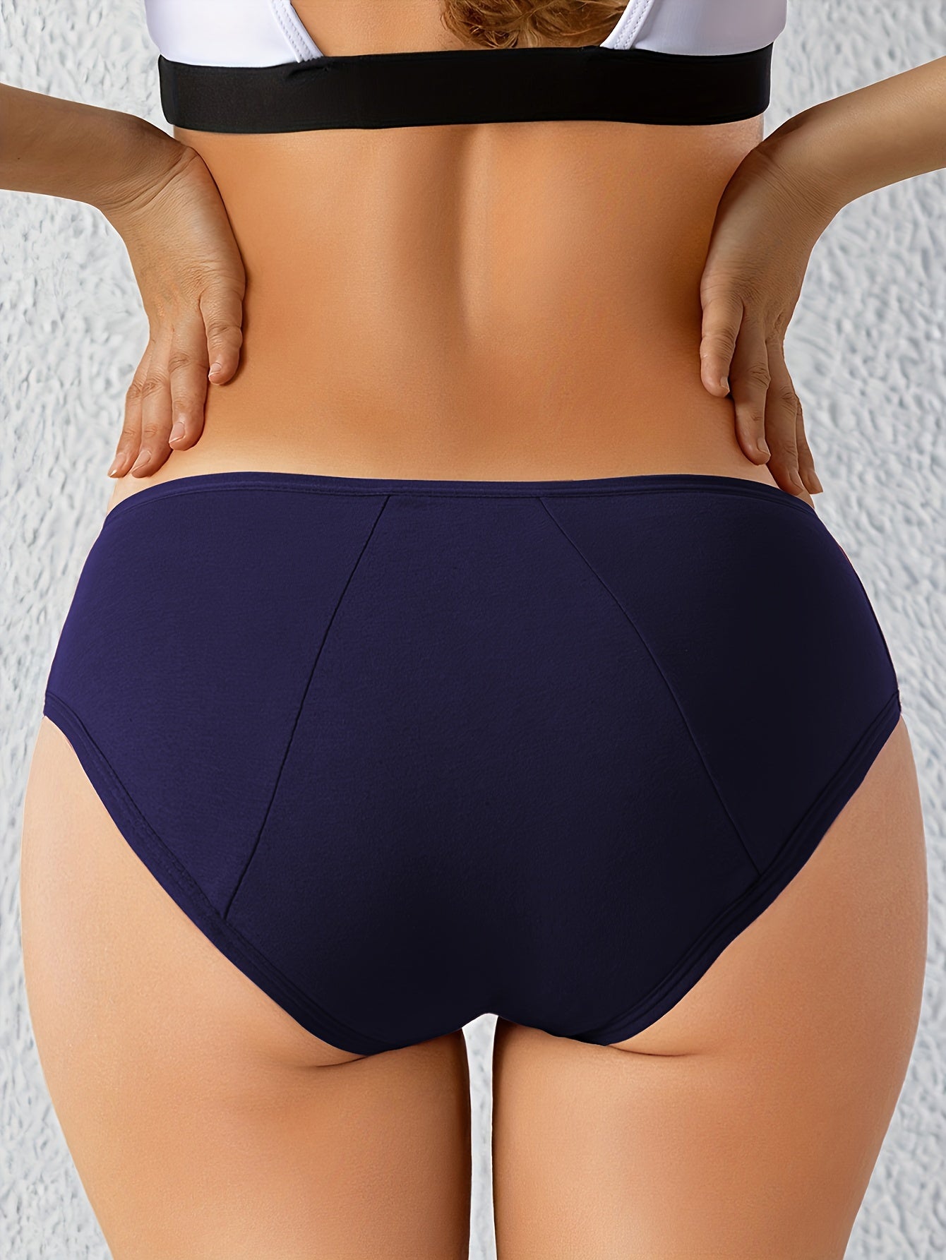 Women’s Leakproof Menstrual Panties Full Coverage Absorbent Underwear
