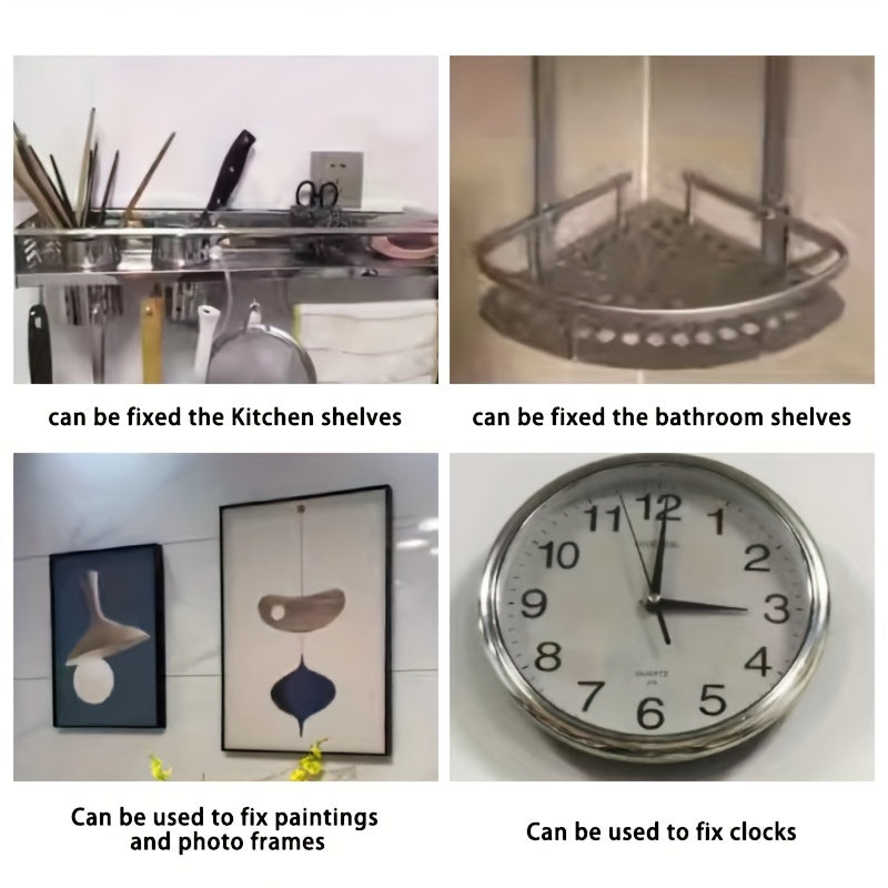 Gancho de pared de adhesivo fuerte para colgar fotos y marcos sin taladrar