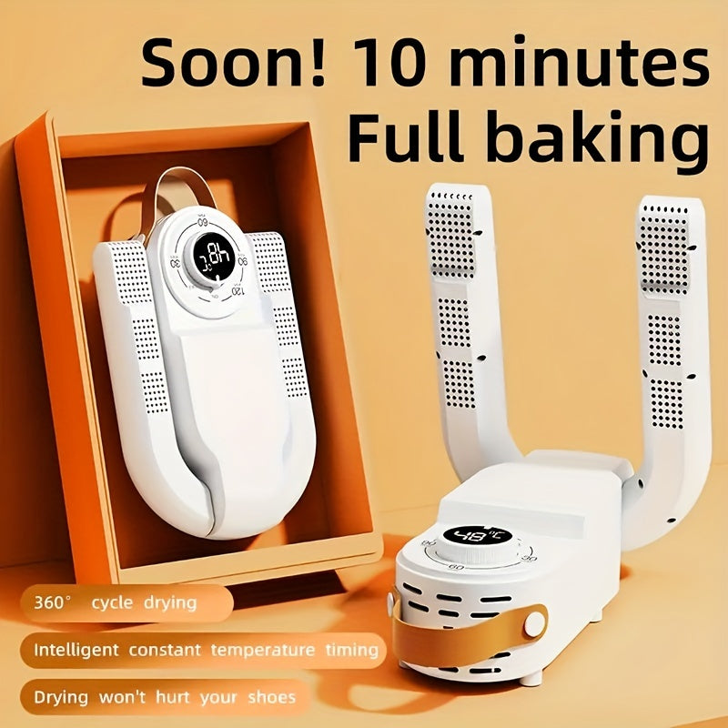 Foldable Shoe Dryer Portable Fast Heating Intelligent Temperature Control