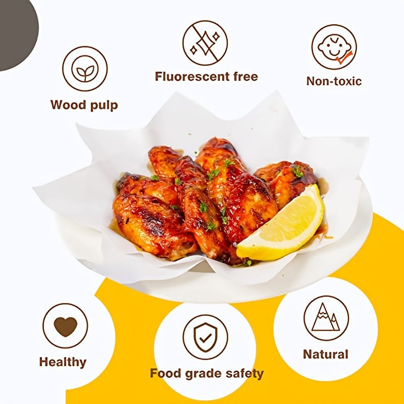 Oʻziga xos bo'lmagan pergament qog'ozli pishirish varag'lari 30.48x40.64cm Yopishmaydigan pishirish, pishirish, grill qilish uchun