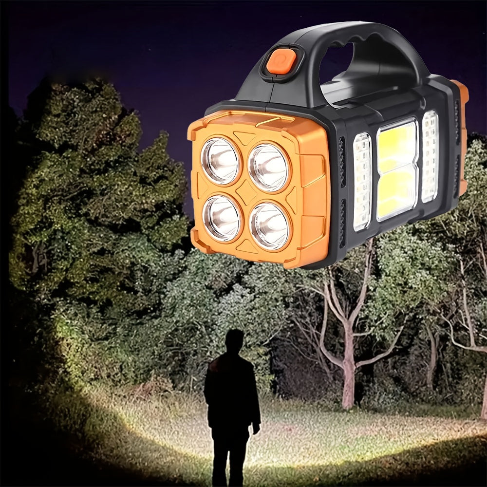 Portable Camping Lantern with Emergency Light Solar USB Rechargeable 200 Lumens