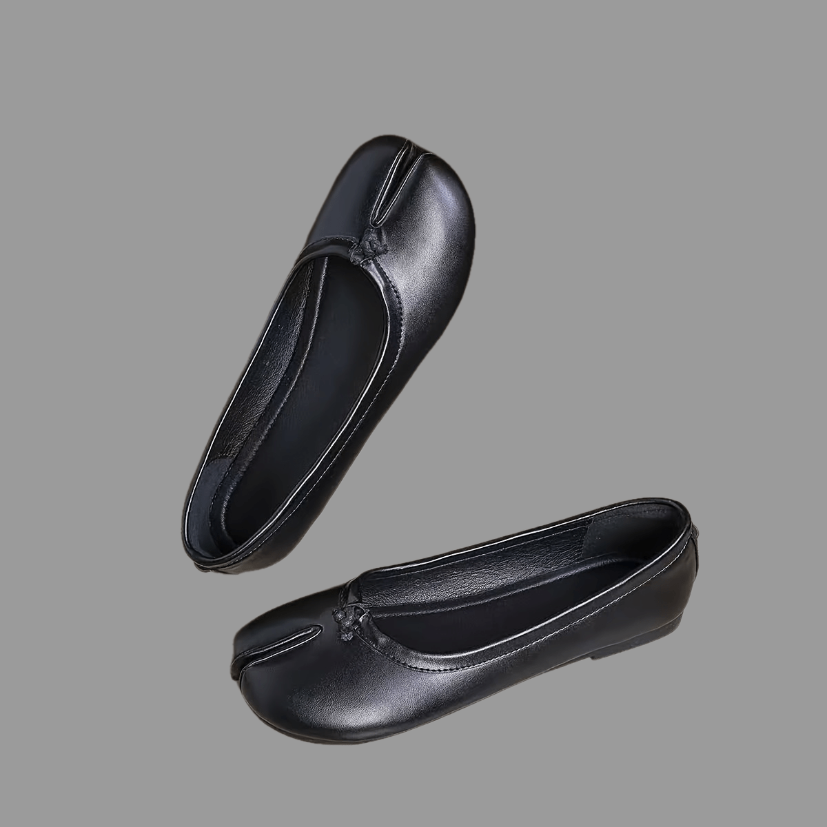 Ayollar uchun oson kiyiladigan charm tufli, qulay va ko‘p maqsadli, barcha fasllar uchun