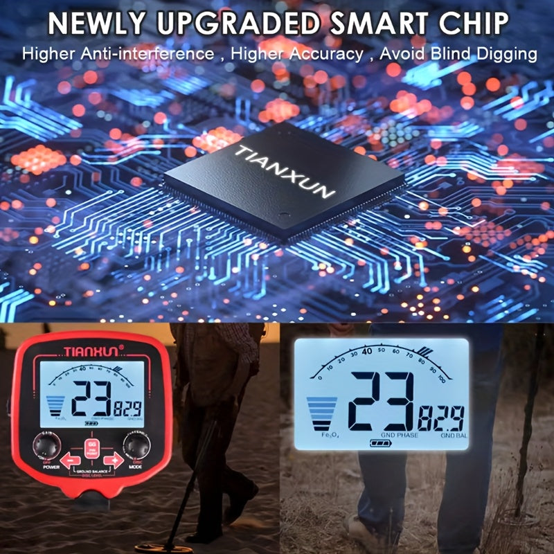 Metal Detector for Treasure Hunting Professional Metal Detection Deep Up to 3.5 Meters Battery Not Included