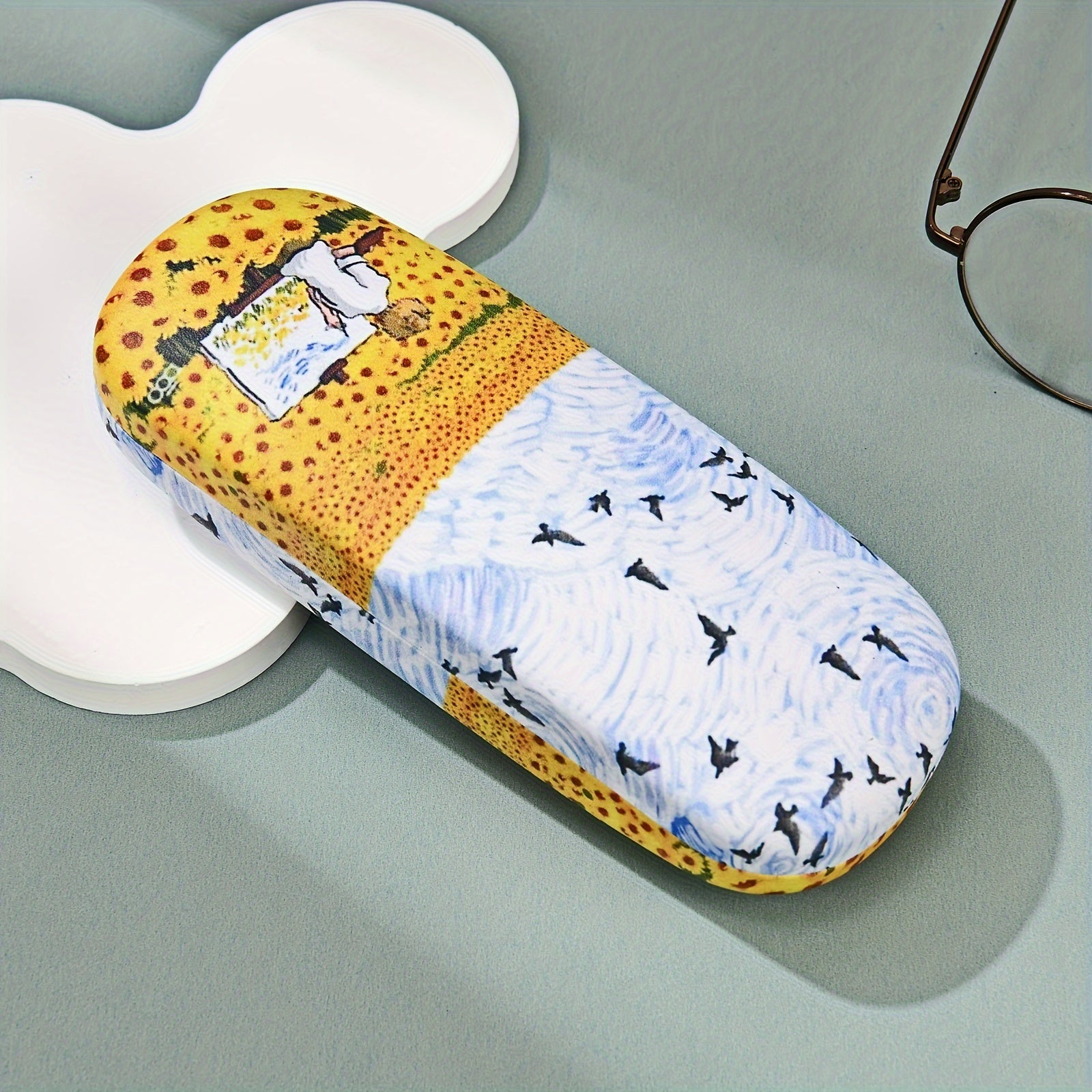 Vintage shisha qutisi bosma dizayni bilan, bardoshli, engil, sayohat uchun tashkil etuvchi