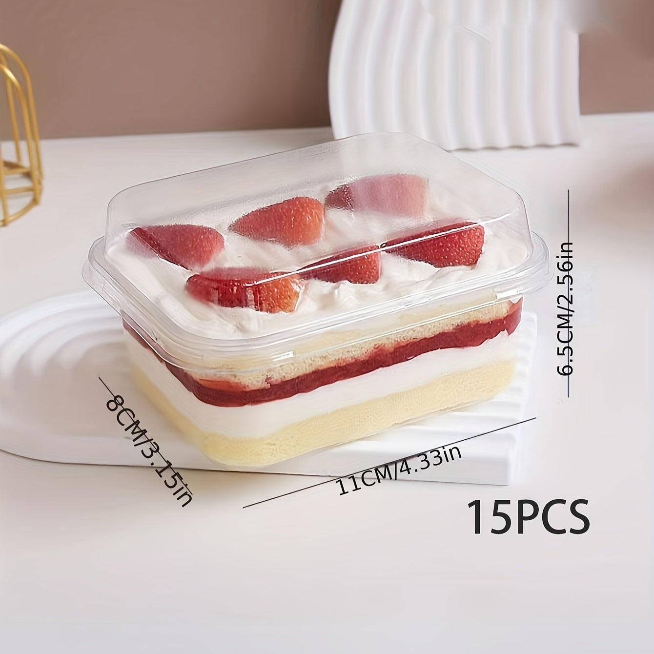 Packaging Boxes for Strawberry Cake, Soy Milk Mousse, Cream Cupcakes