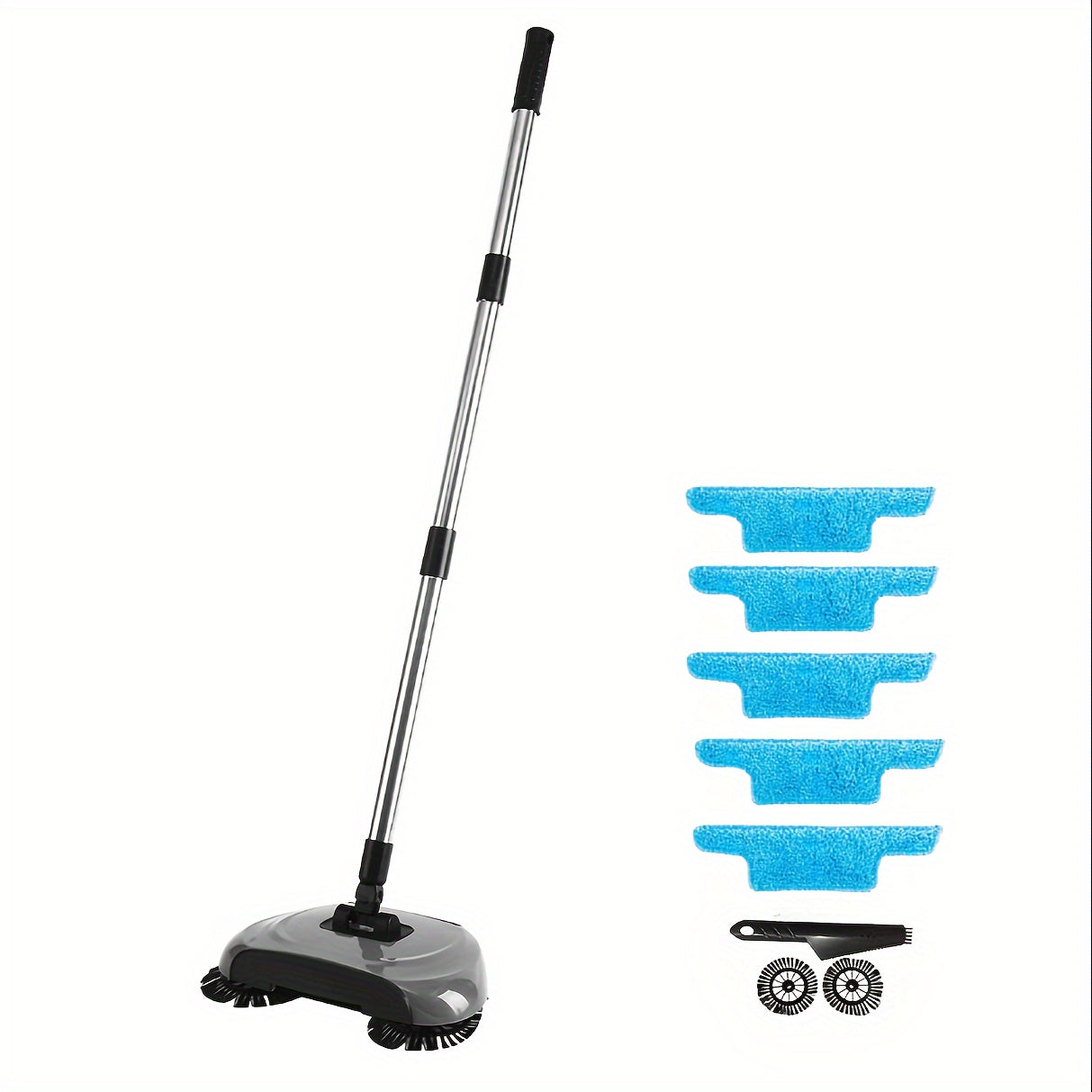 Versatile Hand Push Sweeper Vacuum Cleaner Wet Dry Floor Cleaner