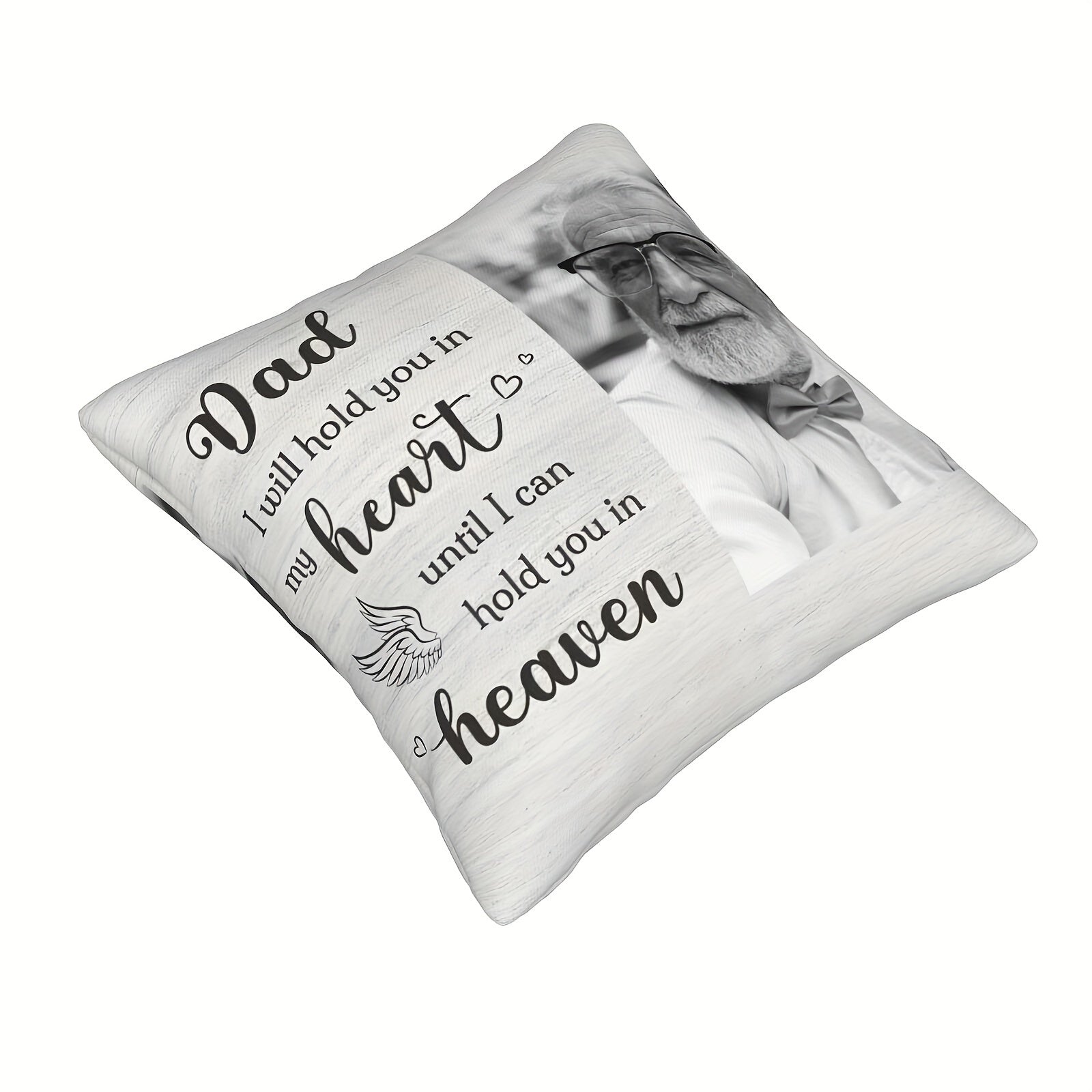 Personalized Dad Tribute Pillowcase Memorial Gift for Sympathy Home Decor