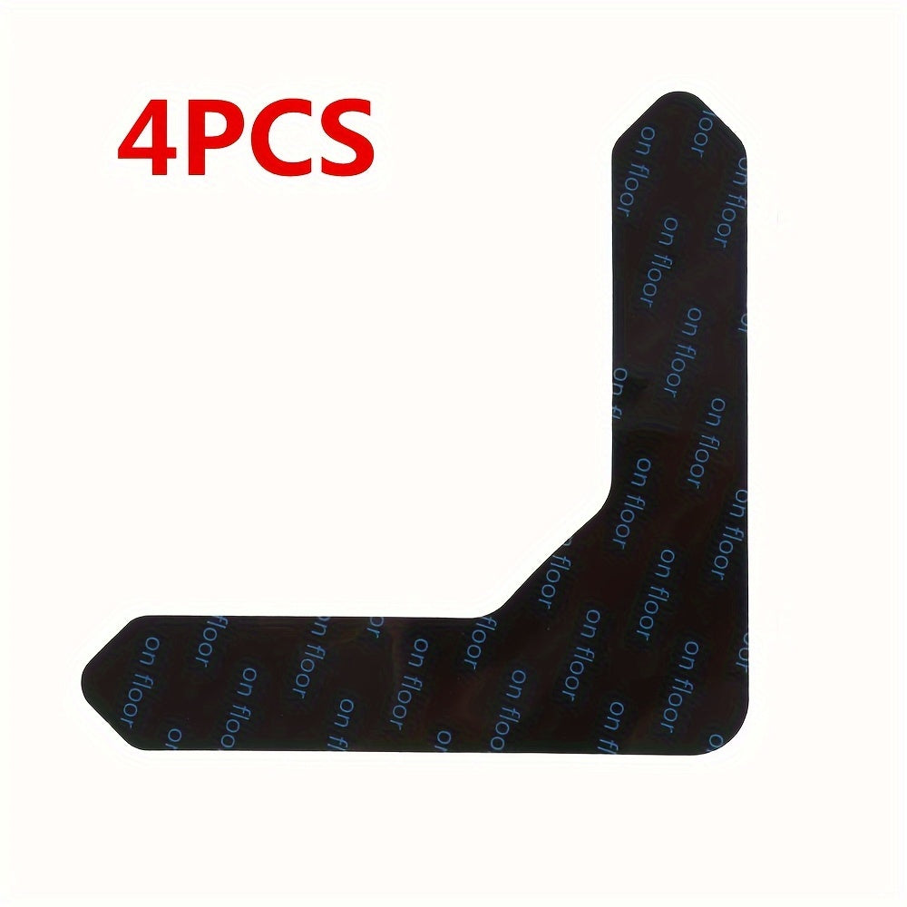 36 Pieces Washable Rug Stoppers Non-Slip Carpet Tape for Hardwood Floors