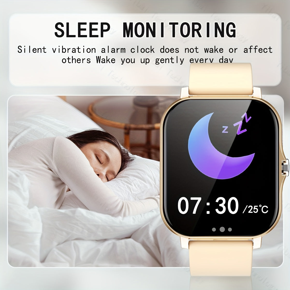 Smart Watch for Men and Women 1.83-Inch HD Screen Fitness Tracker Voice Assistant Sports Watch