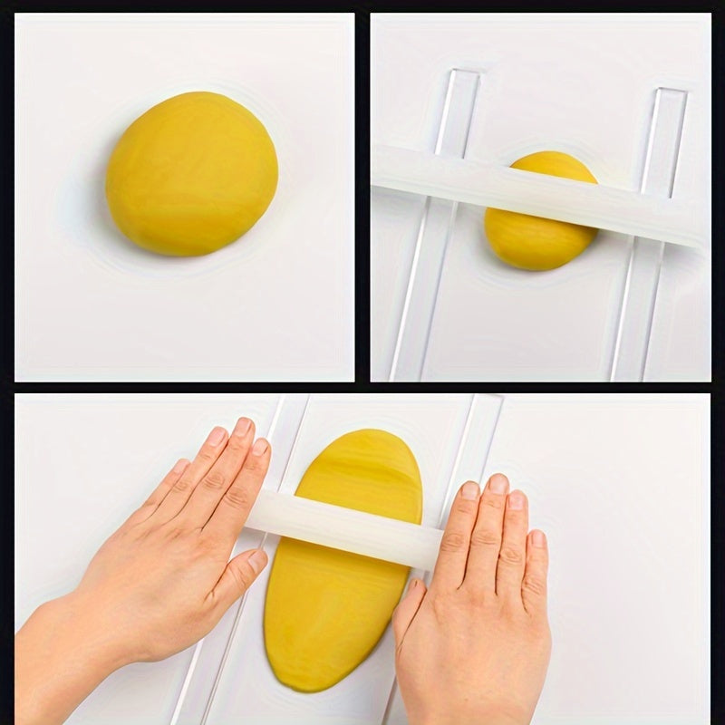 Acrylic Ruler for Baking and Crafting, 29.5cm, 2-10mm Thickness Measurement