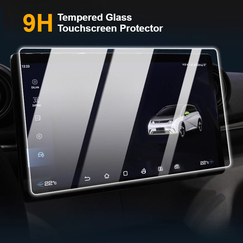 Protector de pantalla de 2 piezas para GPS de coche 25.65cm de vidrio templado resistente a arañazos