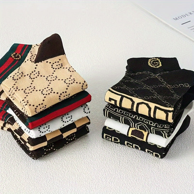 10 пар мужских и женских коротких носков из дышащей влагоотводящей трикотажной ткани