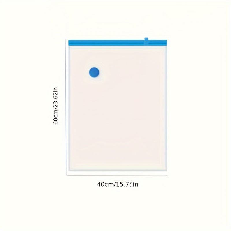 6 ta vakuum saqlash sumkasi bilan qo'lda pompali kiyimlar, yostiq va yostiqchalar uchun to'plam