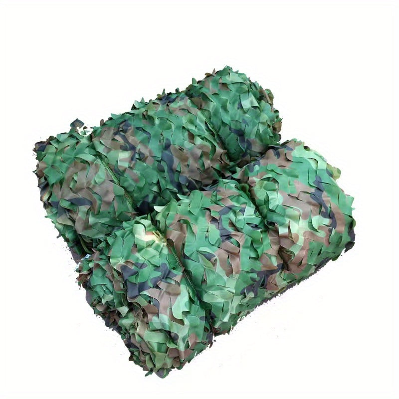 Camouflage Net 5x3m Sunshade Cloth for Outdoor Use Green Blue Brown