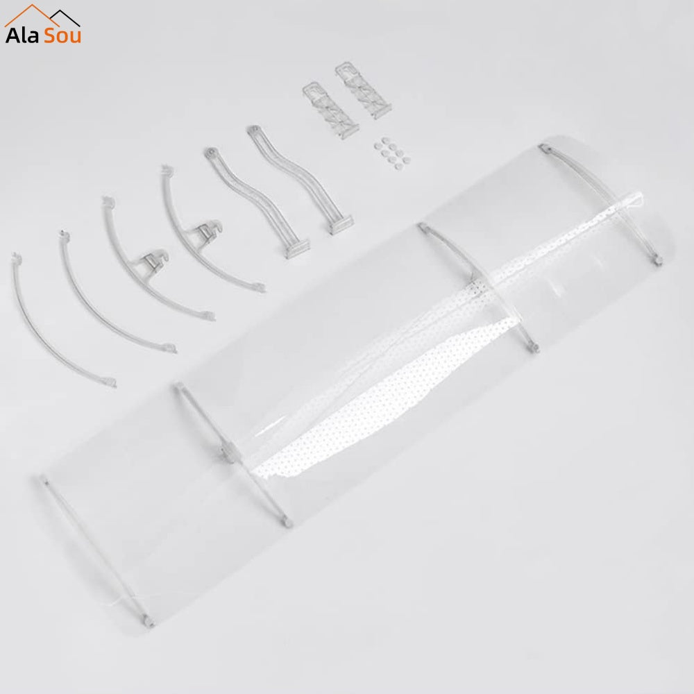 Moslashuvchan havo konditsioneri shamollatgichining ichki qismi PP ob-havo sharoitlariga chidamli, oson o'rnatiladi