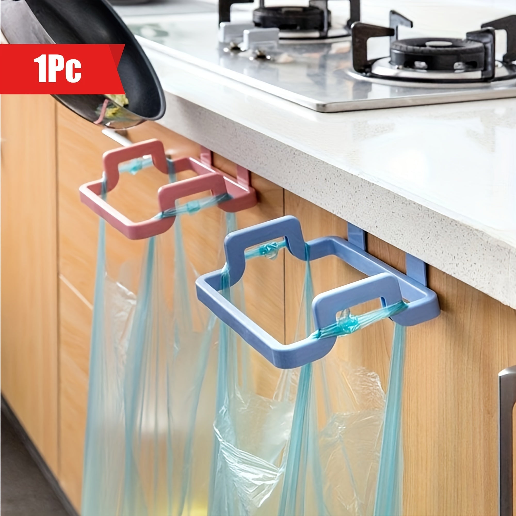 Durable Plastic Storage Rack for Dorms Bathrooms and Kitchens Organizer for Trash Bags Towels and Groceries