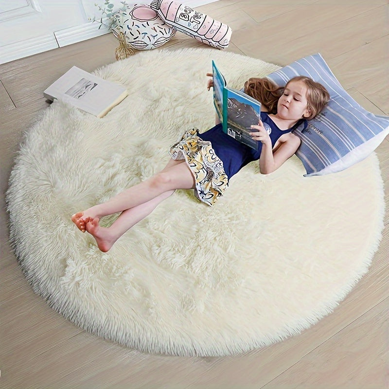 Large Ultra Soft Plush Rug Non-slip Waterproof Shaggy Throw Rug for Living Room Bedroom Nursery Dorm
