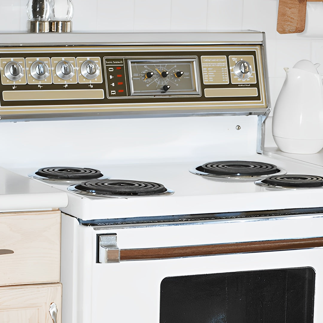 4pcs Stove Burner Replacement Kit 2 WB30M1 15.24cm 2 WB30M2 20.32cm Durable Metal