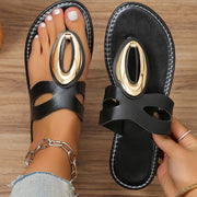 Women's Slide Sandals Casual Flat Summer Beach Shoes Lightweight