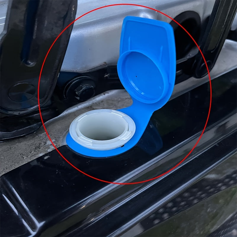 Front Placement Wiper Fluid Reservoir Tank Cap Durable Plastic Cover Lid for Cars