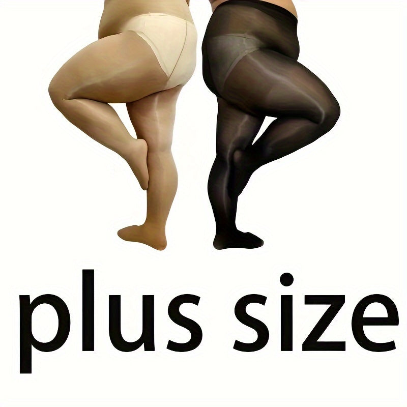 Plus Size Sheer Pantyhose for Women High Elastic Slimming Aurora Tights