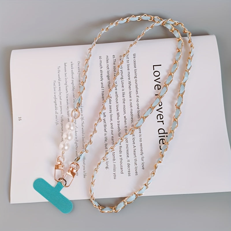 Длинный ремешок-ремень для мобильного телефона через плечо для женщин, запасная цепочка