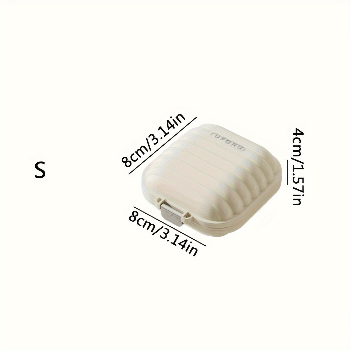Unisex Plastic Pill Box 7-Day Dispenser Portable Medication Organizer