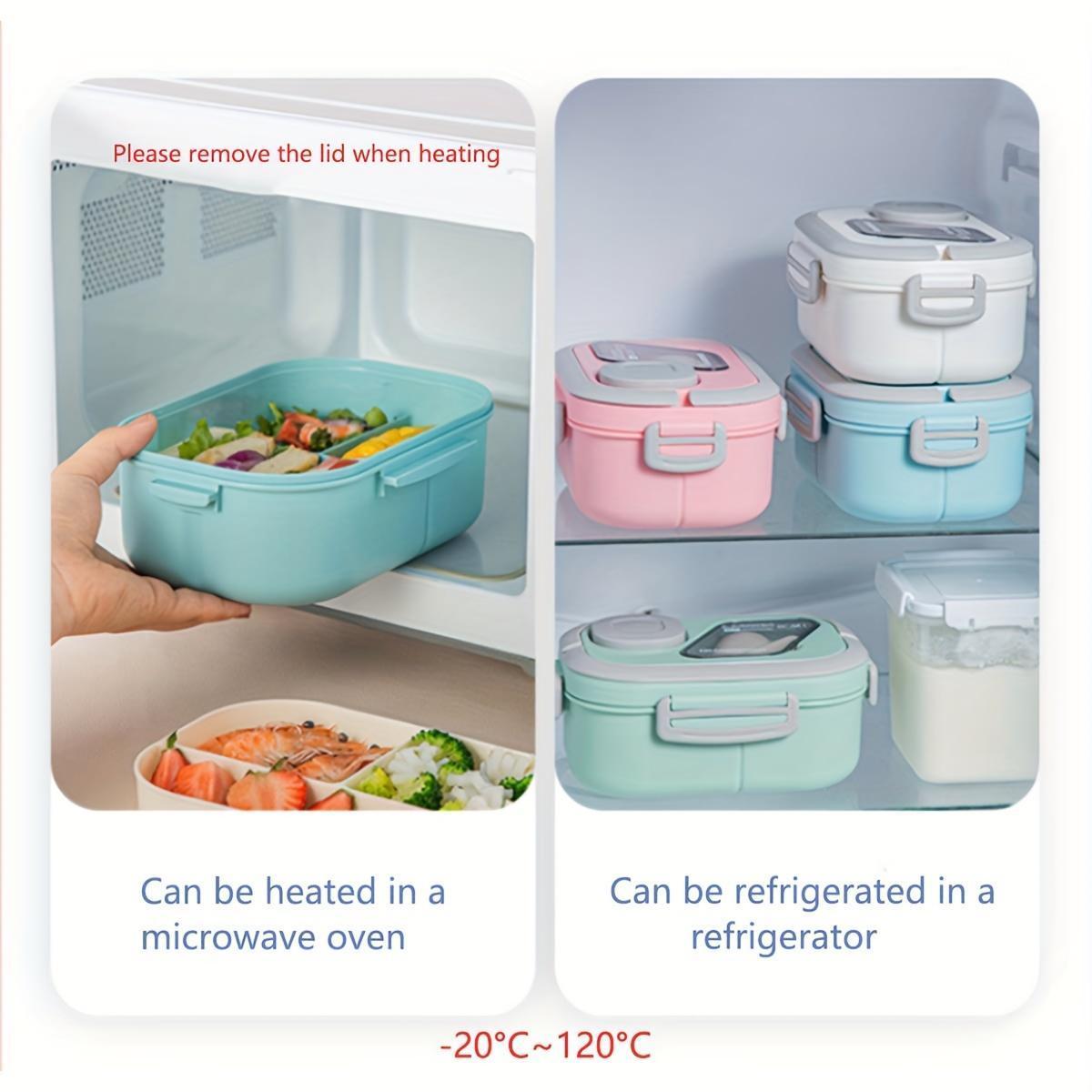 3-Piece Portable Lunch Bag Set with Thermal Bag, Lunch Box, and Oatmeal Cup for Students