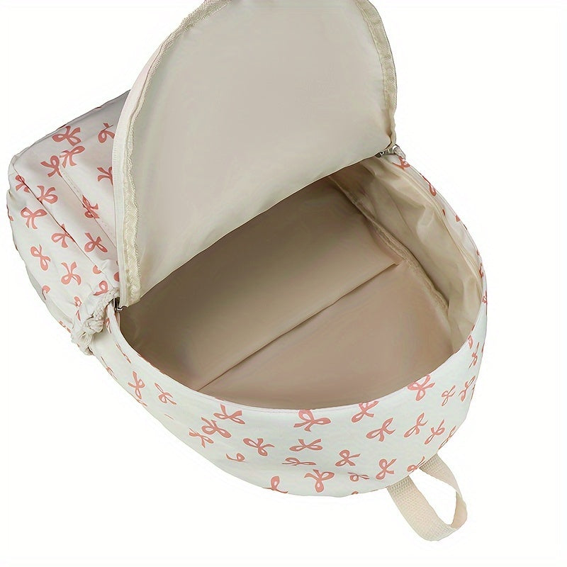 Kelebek bosma sumkasi Polyester ko'p bo'lakli maktab sayohati uchun zip yopilishi bilan chuqur khaki, pushti, to'q sariq, ko'k, qora