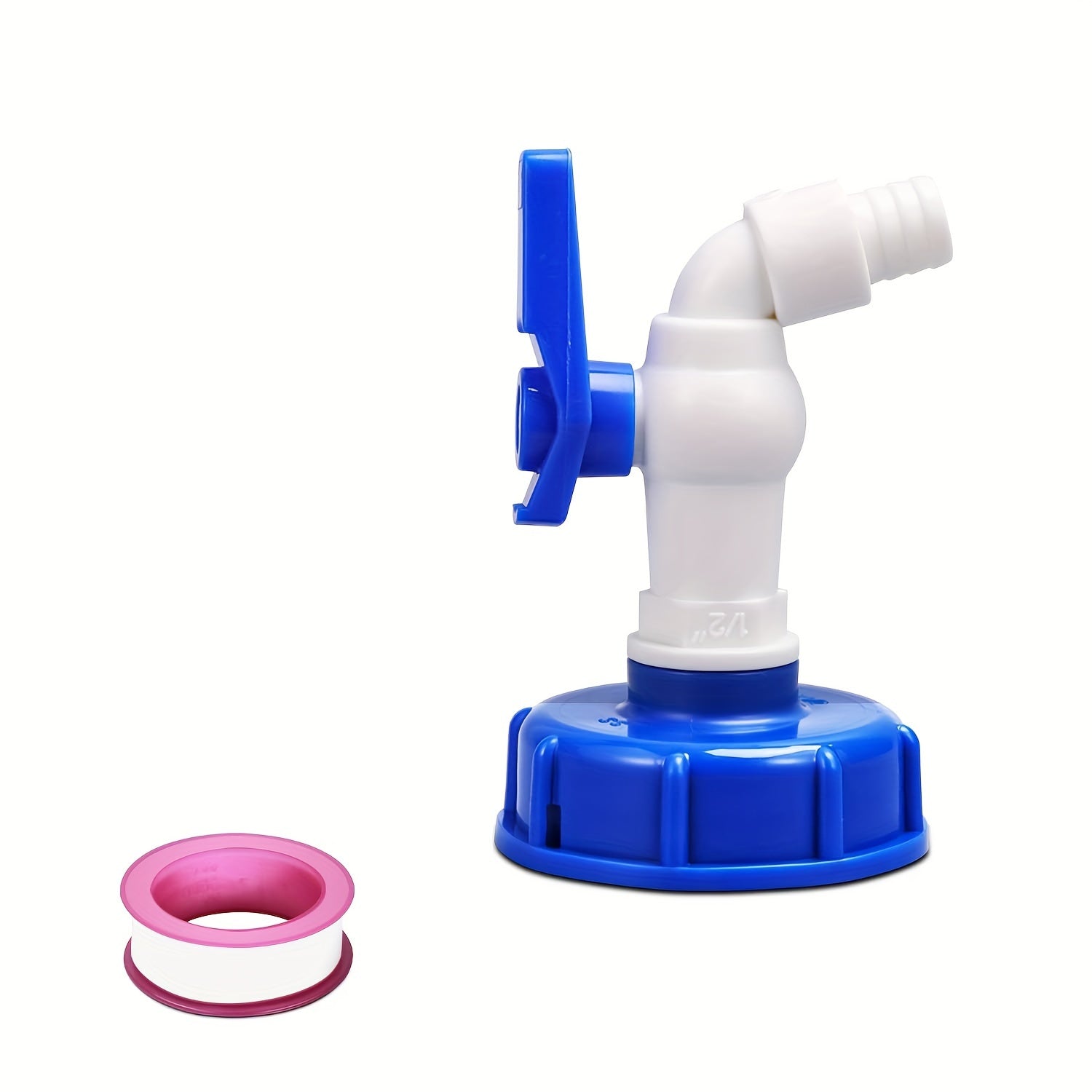 Адаптер-соединитель клапана резервуара IBC Tote с спиготом для европейской и американской крупной резьбы, пластиковый водопроводный шланг, выход для сада, промышленный