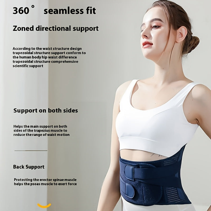 Cordless Graphene Heating Belt with Dual Motor Vibration LED Display Adjustable Temperature USB Rechargeable for Abdomen Neck Legs