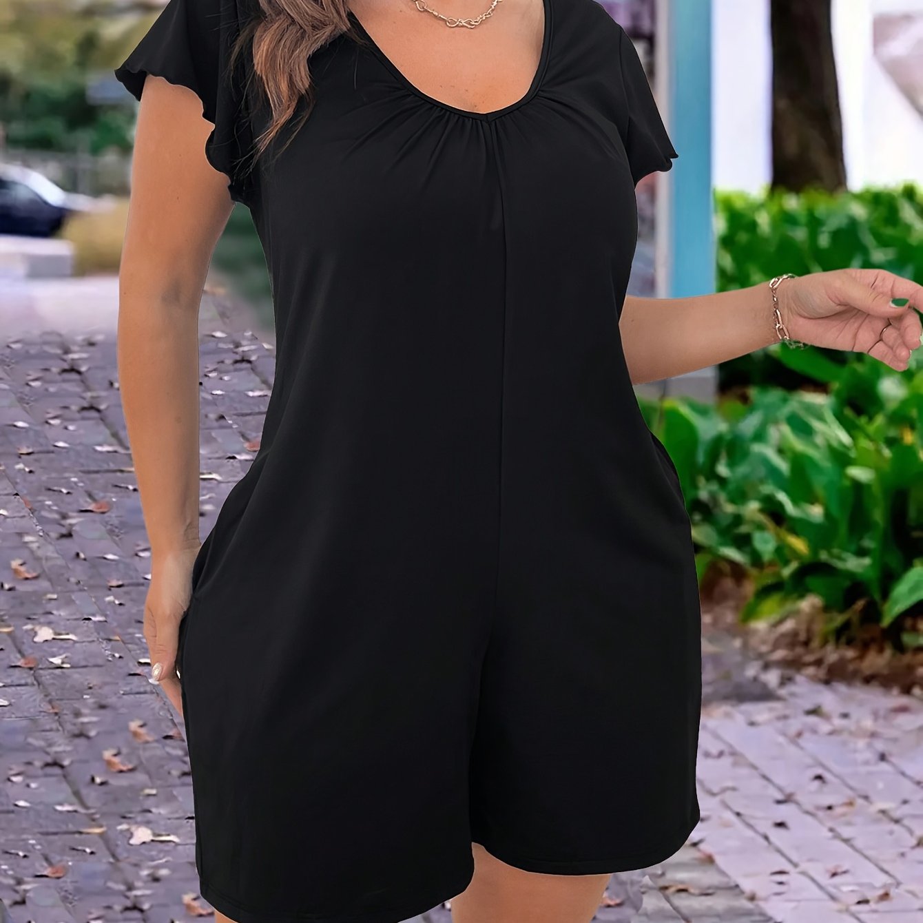 Women's Plus Size Jumpsuit Cardio Workout Leisure Wear