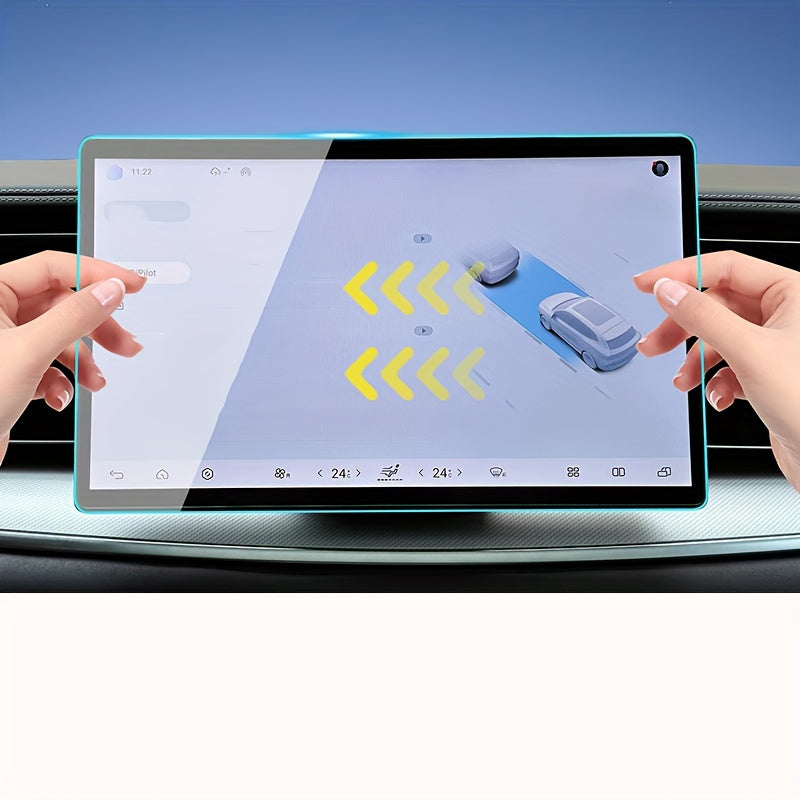 2шт закаленное стекло защитное для автомобильной информационно-развлекательной системы 15,6 дюймов