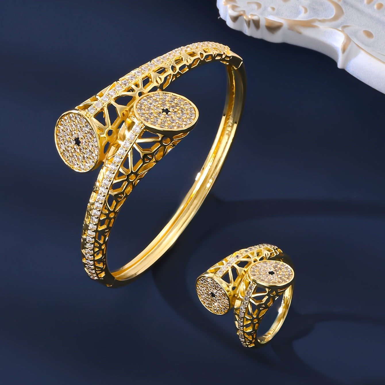 Middle Eastern Style Jewelry Set for Women Wedding Party Daily Wear